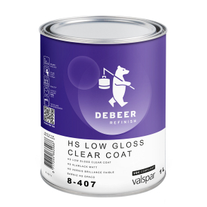 DeBeer HS Low Gloss Clear 1L i gruppen Lackering / Lackering / Klarlack hos Tipro Bil & Lackprodukter AB (8-4071)