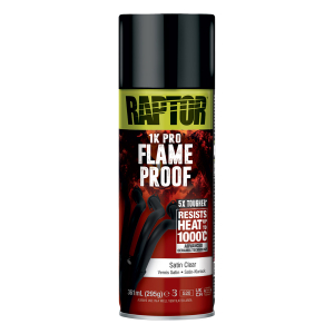 Raptor Flameproof Satin Klarlack i gruppen Spray / Spray / Vrmebestndig frg hos Tipro Bil & Lackprodukter AB (RFLSC-AL)