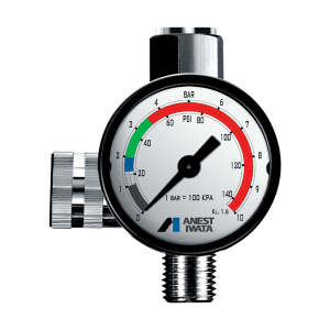 Iwata Manometer i gruppen Verktyg / Utrustning / Sprututrustning / Tryckregulator med manometer hos Tipro Bil & Lackprodukter AB (W2012920700)